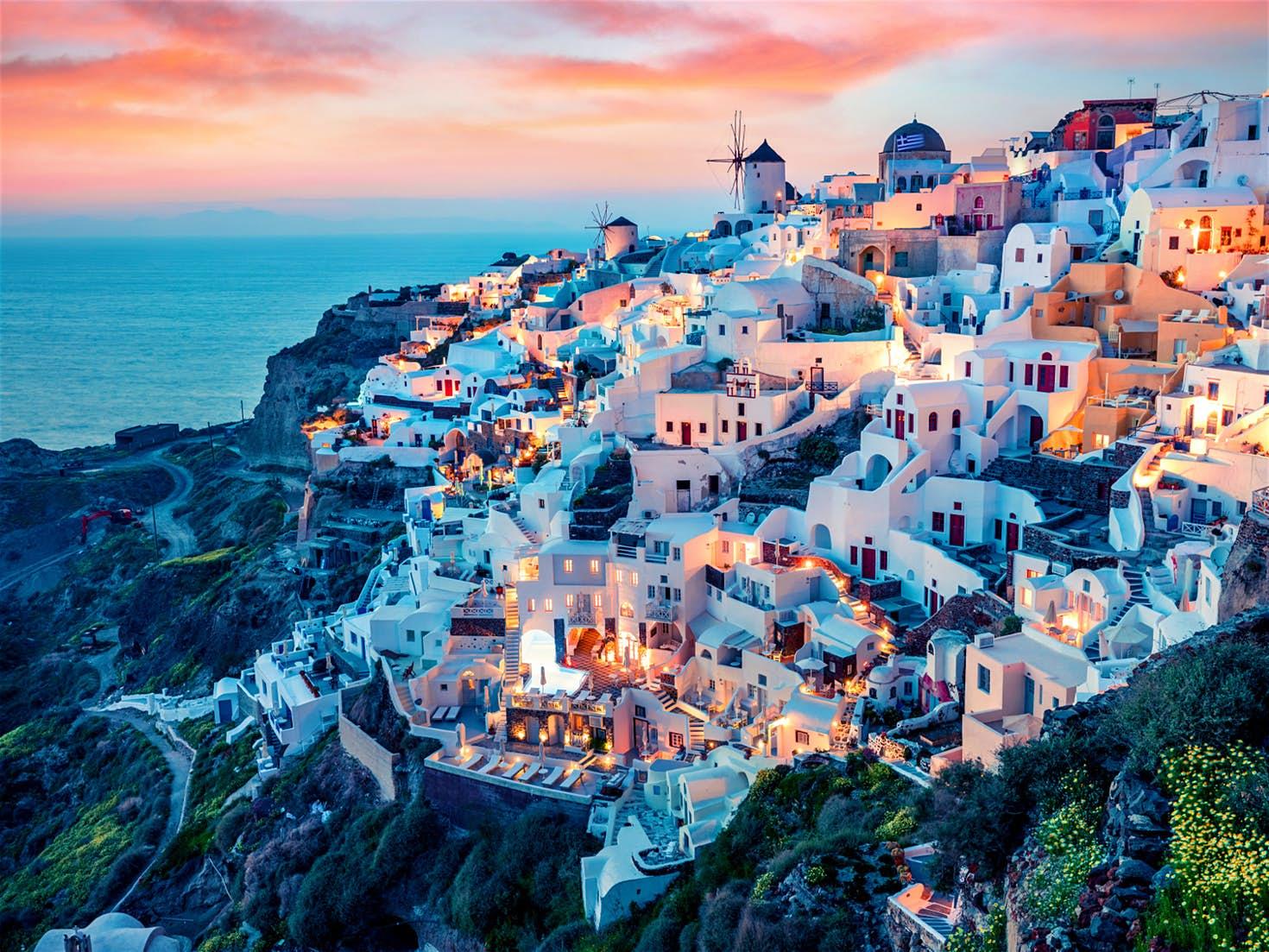 Oia Village in Santorini Island Package from Athens Daily Departure